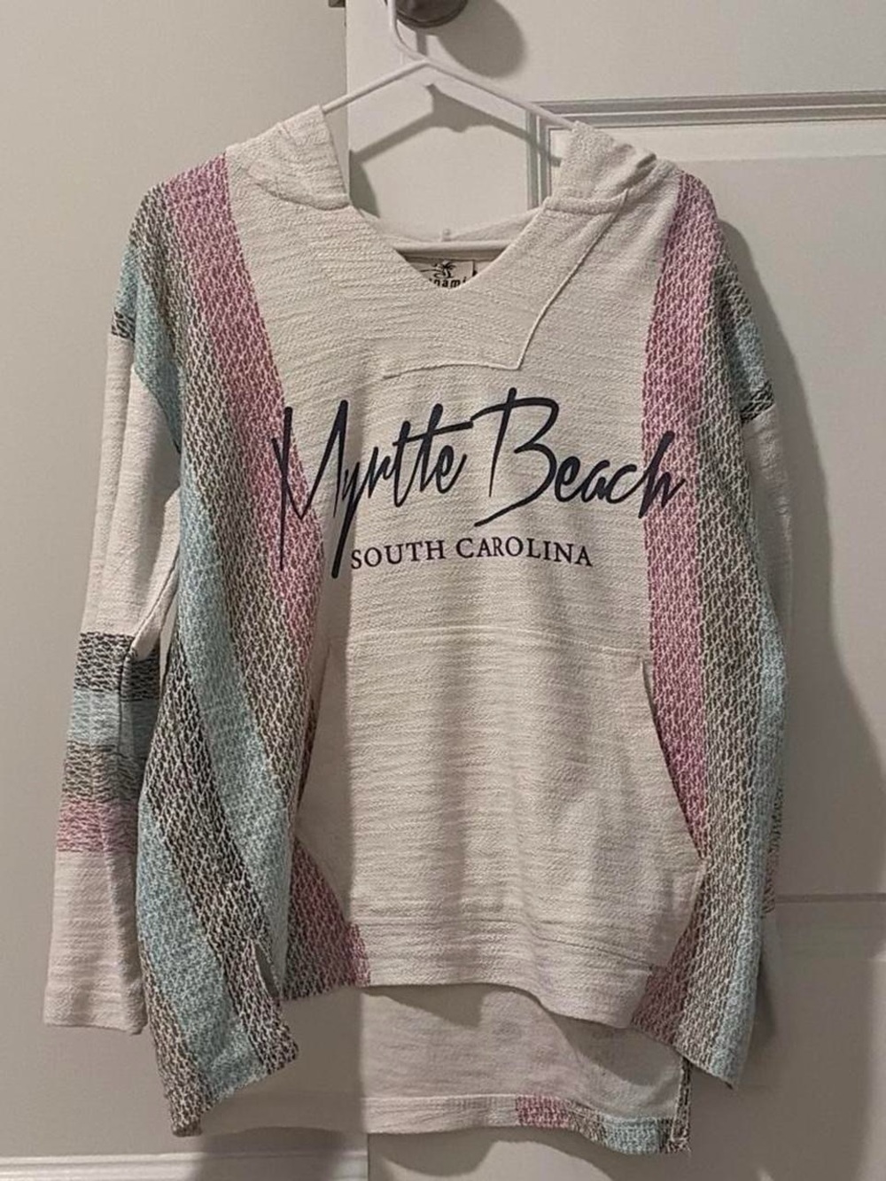 Myrtle Beach South Carolina Cream Hoodie Sweater